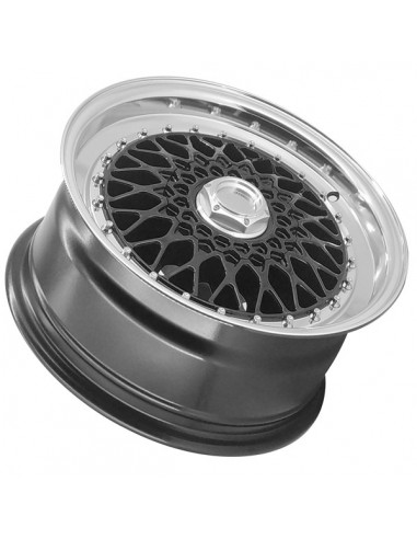 BSX 7,5X16" BLANK ET25 CB73,1 NEGRO ARO PULIDO