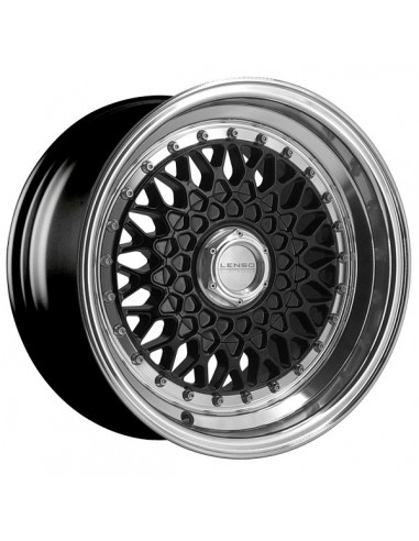 BSX 8,0X15" BLANK ET25 CB73,1 NEGRO ARO PULIDO