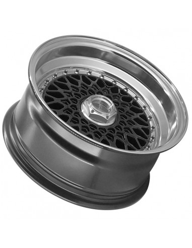 BSX 8,0X15" BLANK ET25 CB73,1 NEGRO ARO PULIDO