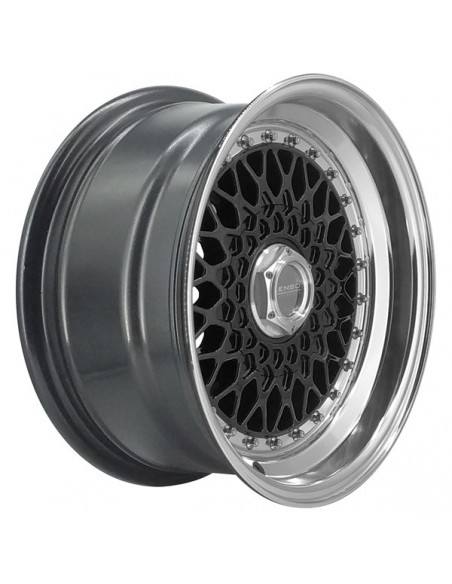 BSX 8,0X15" BLANK ET25 CB73,1 NEGRO ARO PULIDO