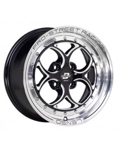 PRO-STREET 7,5X15" 4X100 ET35 CB73,1 NEGRO MEC. ARO PUL
