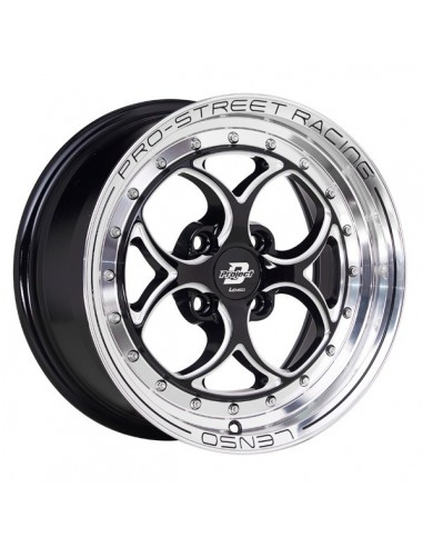 PRO-STREET 7,5X15" 4X100 ET35 CB73,1 NEGRO MEC. ARO PUL