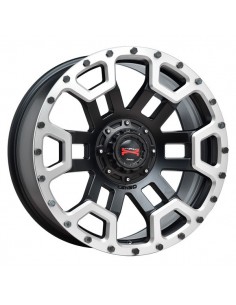 MAX-08 9,0X17" BLANK ET20 CB106 NEGRO-PLATA