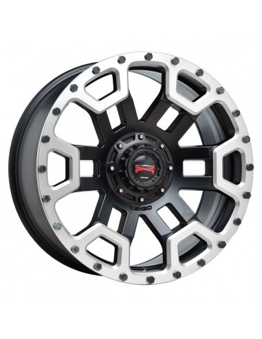 MAX-08 9.0X17 BLANK ET 20 PLATA NEGRE