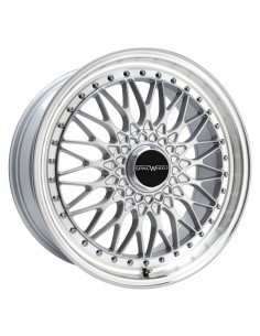 KLASS 7,5X18  5X112-120 ET 30 PLATA ARO PULIDO