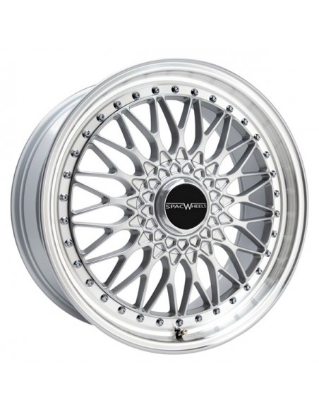 KLASS 7,5X18  5X112-120 ET 30 PLATA ARO PULIDO