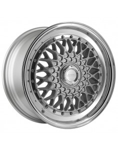BSX 7,5X16" 4X100/108 ET38 CB73,1 PLATA ARO PULIDO