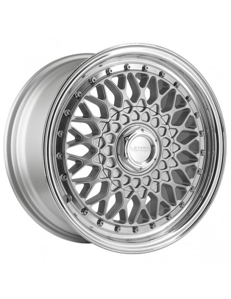 BSX 7,0X15" 5X112 ET20 CB73,1 PLATA ARO PULIDO