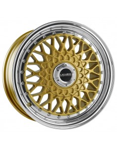 BSX 7,0X15" 4X100 ET20 CB73,1 ORO ARO PULIDO 2