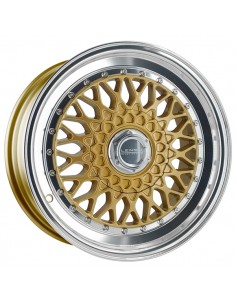 BSX 7,5X16" 4X100 ET25 CB73,1 ORO ARO PULIDO 2