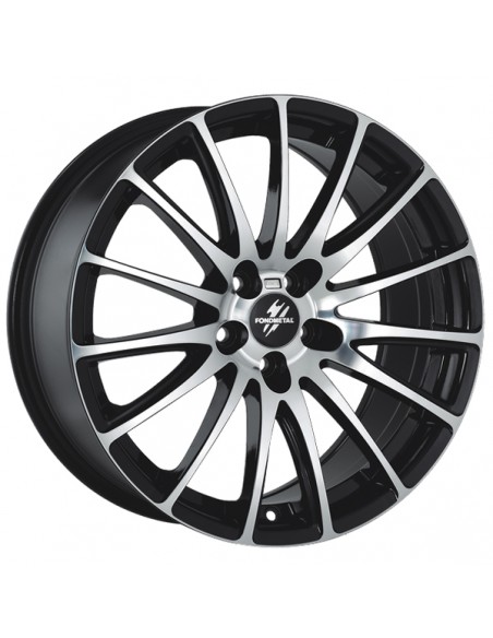 FONDMETAL 7800 8.0X18" 5X100 ET25 | NEGRE