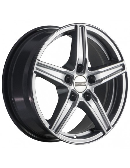 FONDMETAL 8100 6.5X16" 5X120 ET33 | PLATA