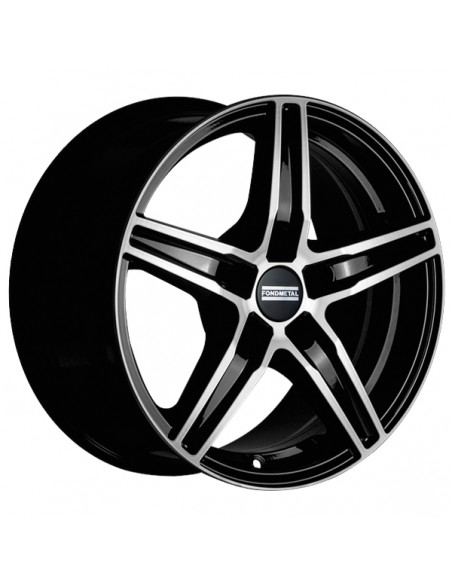 FONDMETAL 8100 7.0X17" 5X114,3 ET35 | NEGRE