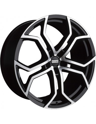 FONDMETAL 9XR 10.0X22" 5X120 ET35 | NEGRE
