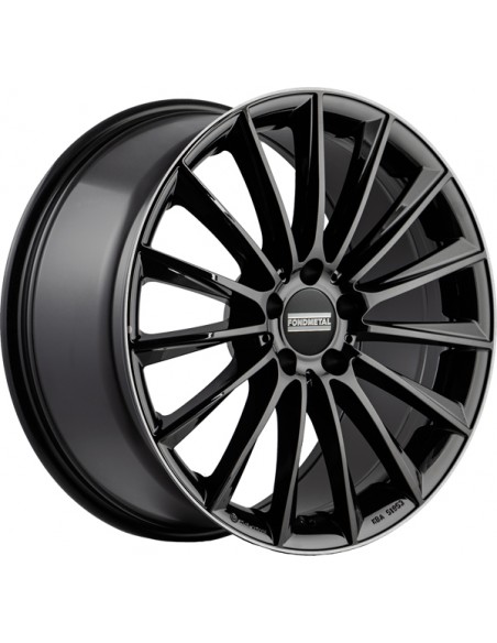 FONDMETAL AIDON 8.5X20" 5X112 ET50 | NEGRO