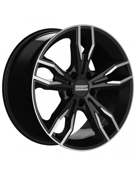 FONDMETAL ALKE 8.0X19" 5X120 ET45 | NEGRE