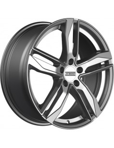 FONDMETAL HEXIS 8.0X19" 5X108 ET45 | PLATA