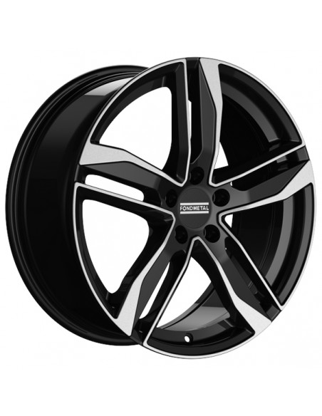 FONDMETAL HEXIS 8.0X19" 5X112 ET39 | NEGRE