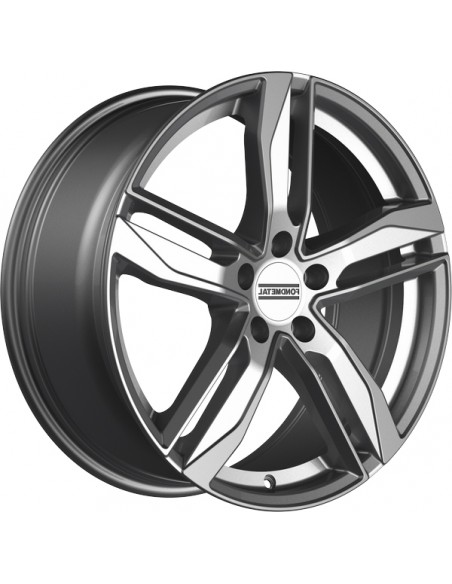 FONDMETAL HEXIS 9.0X20" 5X108 ET38,5 | PLATA