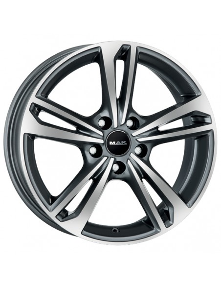 MAK EMBLEMA 7.5X17" 5X112 ET30 | GUNMETAL