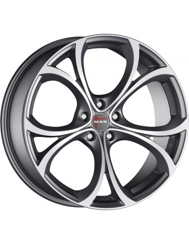 MAK LARIO 8.0X18" 5X110 ET41 | GUNMETAL