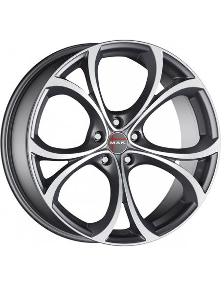 MAK LARIO 8.5X19" 5X110 ET30 | GUNMETAL