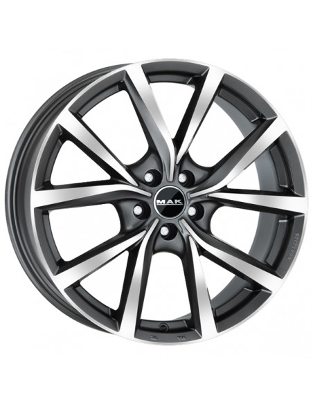 MAK POLARIS 8.0X18" 5X112 ET42 | GUNMETAL
