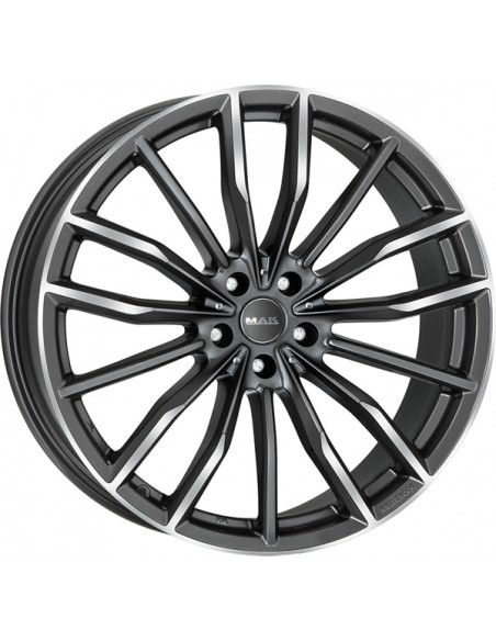 MAK RAPP 10.0X20" 5X120 ET40 | GUNMETAL