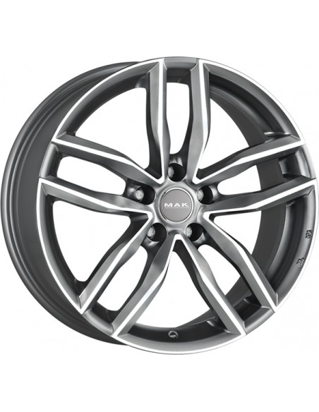 MAK SARTHE 7.5X17" 5X112 ET47 | GUNMETAL