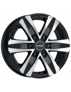 MAK STONE 6 6.5X16" 6X130 ET62 | NEGRO