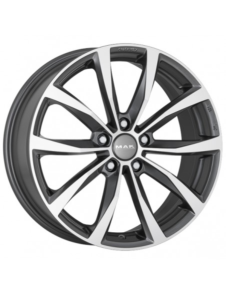 MAK WOLF 8.0X20" 5X112 ET41 | GUNMETAL