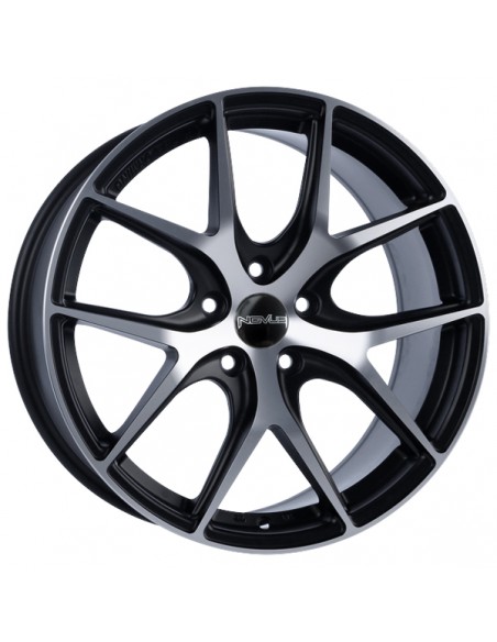 NOVUS 1 8.0X18" 5X120 ET35 | NEGRO