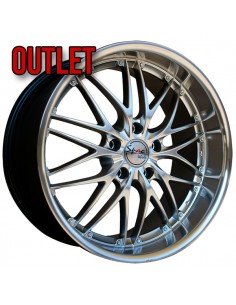 XTREME 9,5X19" 5X112 ET45 CB73,1 HYPER SILVER ARO BRILLANTE