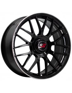 F083 8,0X18" BLANK ET30 CB73,1 BLACK GLOSS / LIP ALUM
