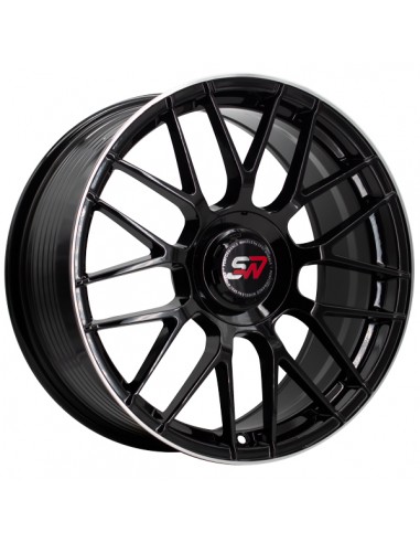 F083 8,0X18" BLANK ET30 CB73,1 BLACK GLOSS / LIP ALUM