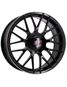 F083 8,0X18" BLANK ET30 CB73,1 BLACK GLOSS / LIP ALUM 2