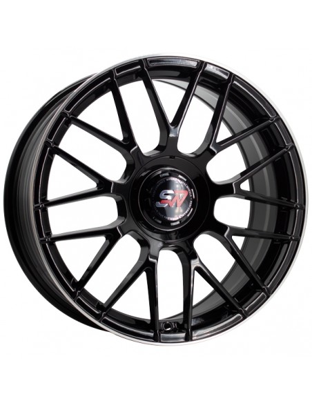 F083 8,0X18" BLANK ET30 CB73,1 BLACK GLOSS / LIP ALUM