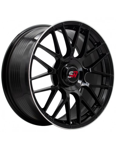 F083 8,0X18" BLANK ET30 CB73,1 BLACK GLOSS / LIP ALUM