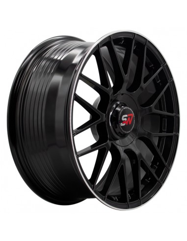 F083 8,0X18" BLANK ET30 CB73,1 BLACK GLOSS / LIP ALUM