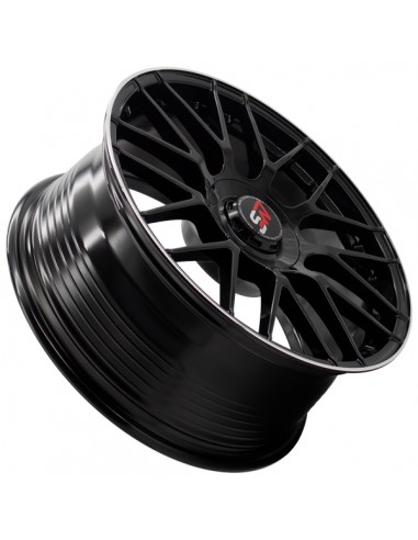 F083 8,0X18" BLANK ET30 CB73,1 BLACK GLOSS / LIP ALUM