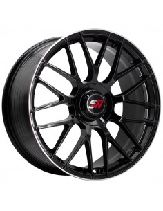 F083 8,5X19" 5X112 ET40 CB73,1 BLACK GLOSS / LIP ALUM