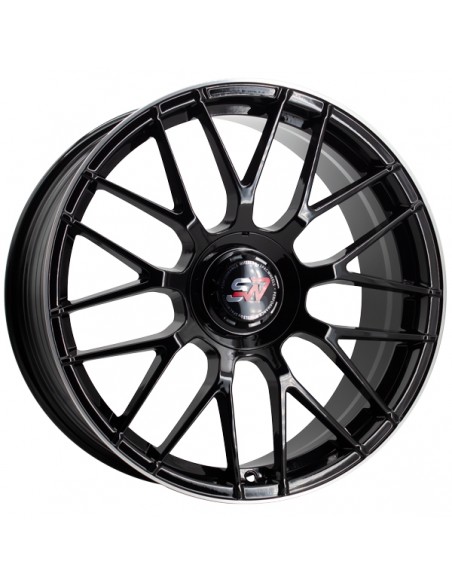 F083 8,5X19" 5X112 ET40 CB73,1 BLACK GLOSS / LIP ALUM