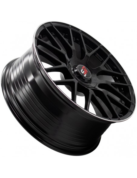 F083 8,5X19" 5X112 ET40 CB73,1 BLACK GLOSS / LIP ALUM