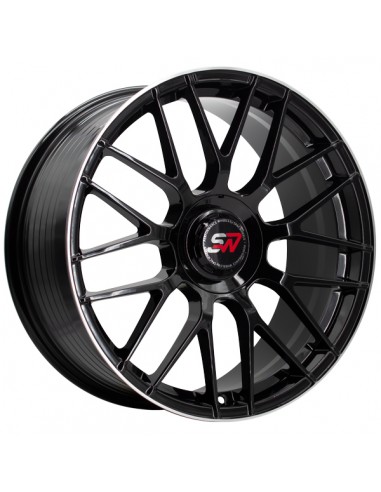 F083 8,5X19" BLANK ET30 CB73,1 BLACK GLOSS / LIP ALUM
