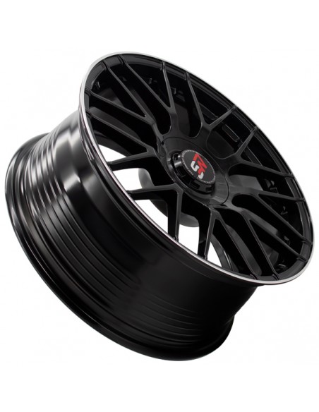 F083 8,0X18" 5X112 ET40 CB73,1 BLACK GLOSS / LIP ALUM