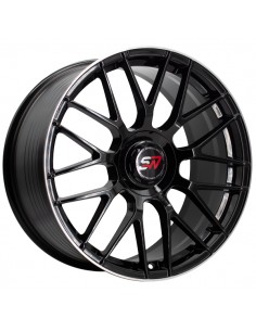 F083 9,5X19" BLANK ET40 CB73,1 BLACK GLOSS / LIP ALUM