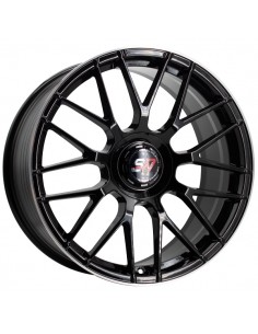 F083 9,5X19" BLANK ET40 CB73,1 BLACK GLOSS / LIP ALUM 2