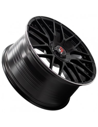 F083 9,5X19" BLANK ET40 CB73,1 BLACK GLOSS / LIP ALUM