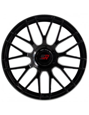 F083 9,5X19" BLANK ET40 CB73,1 BLACK GLOSS / LIP ALUM