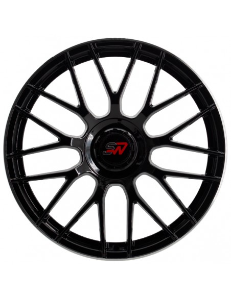 F083 9,5X19" BLANK ET40 CB73,1 BLACK GLOSS / LIP ALUM